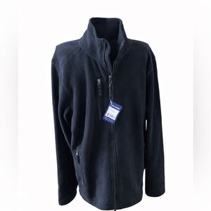 Knoss Performance NWT Black Performance Fleece Zip Jacket Size L